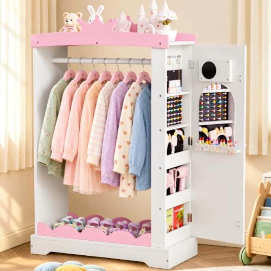 Full Length Mirror Jewelry Armoire - Гардероб для переодевания с зеркалом в