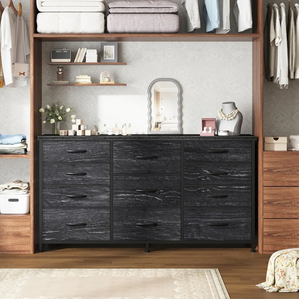 Bedroom Furniture - Комод для спальни, отдельные тканевые ящики,