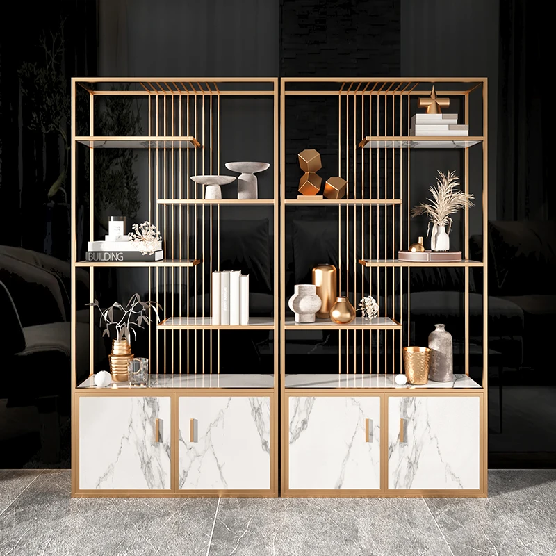 Bedroom Furniture - Подставка, металлические книжные шкафы, напольный минималистичный