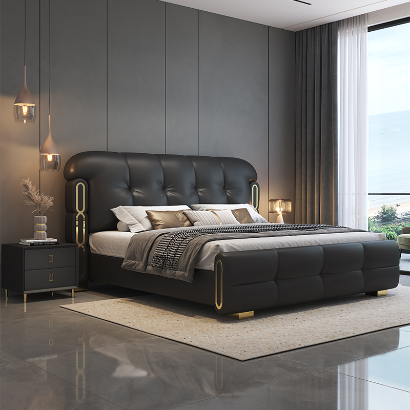 Современная роскошная деревянн – обзор и цена King Size Bed Frame With Storage Drawers