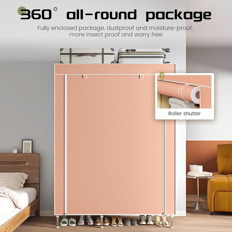 Портативный шкаф, отдельно сто – обзор и цена Wardrobe Closet Portable Fabric Cover