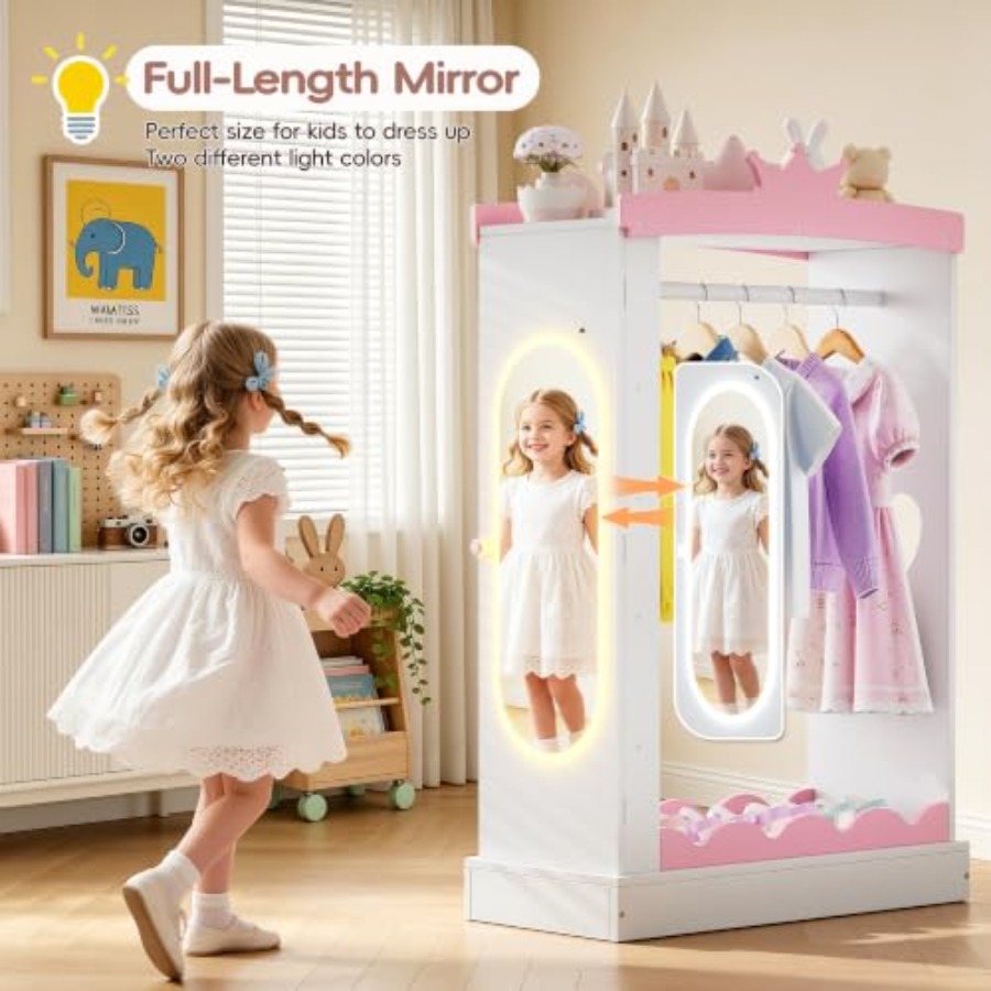 Гардероб для переодевания с зе – обзор и цена Full Length Mirror Jewelry Armoire