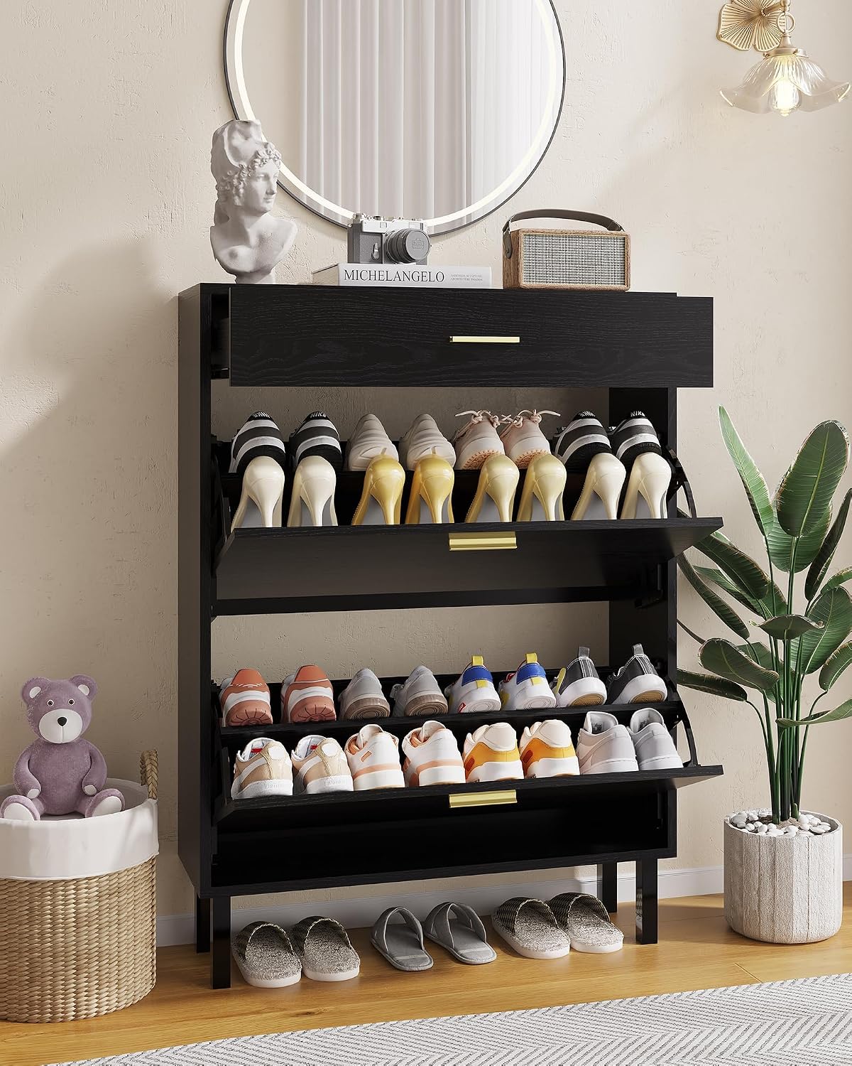 Узкий шкаф для обуви для прихо – обзор и цена Shoe Rack Cabinet Narrow Entryway