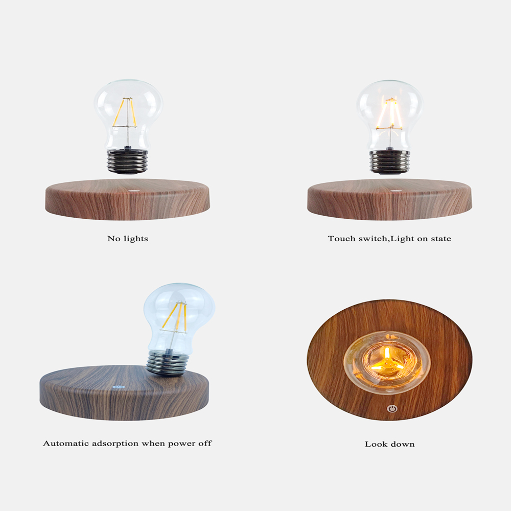 Лампа с магнитной левитацией,  – обзор и цена Floating Nightstand With Led Light